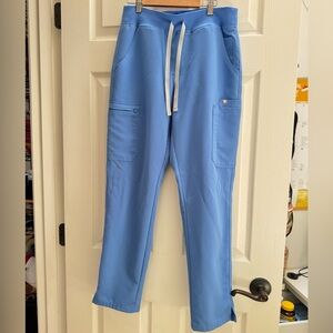 Figs Women’s Yola Skinny Scrub Pants / Ceil Blue / Small, Regular Length